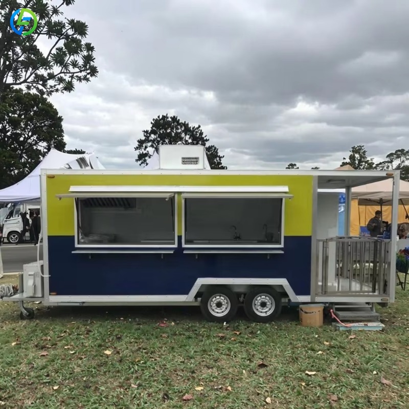 Food Truck With Snacks - عربة طعام متنقلة مخصصة للقهوة والوجبات