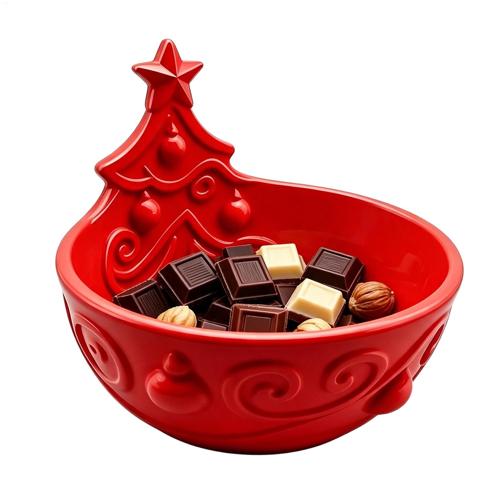 Food Snacks For Christmas - أوعية وجبات خفيفة لعيد الميلاد، وعاء