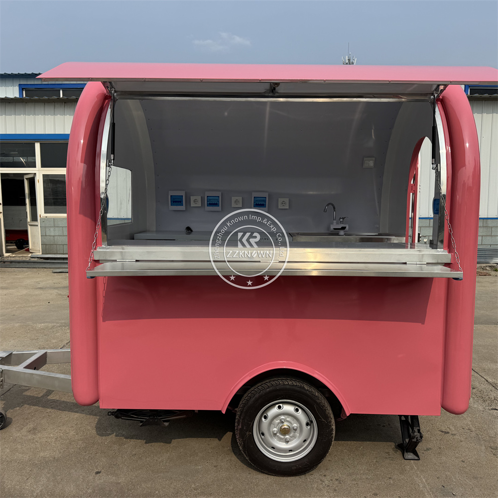 عربة طعام متنقلة مخصصة، كشك وج - مراجعة Food Truck With Snacks وسعره