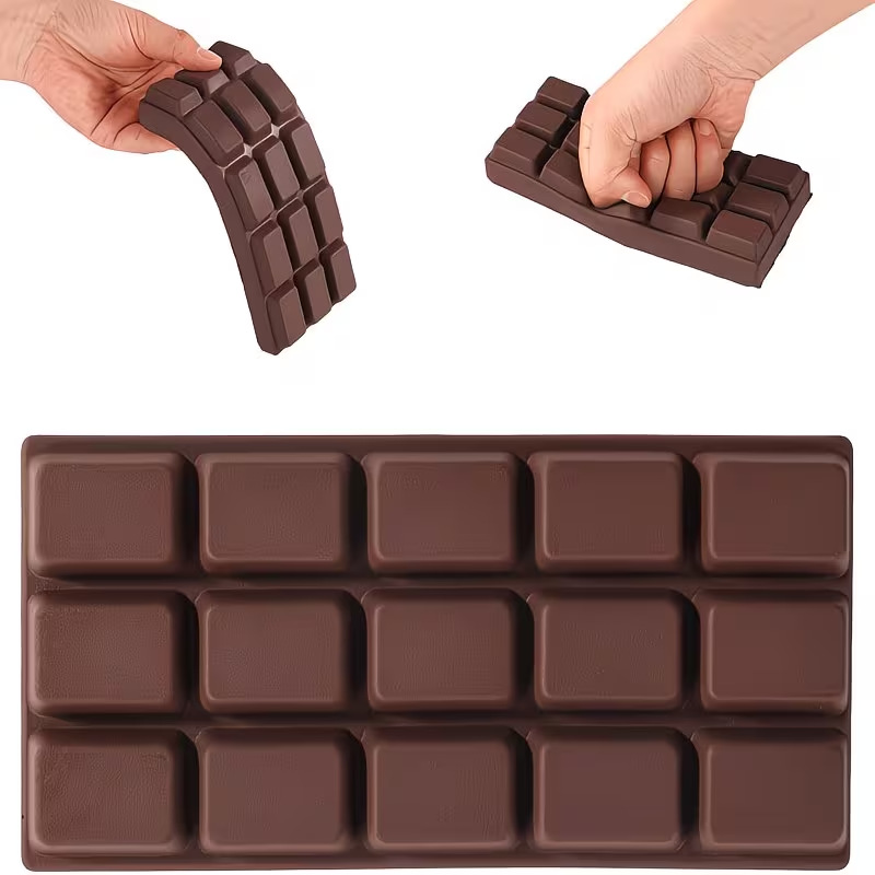 لعبة ضغط على شكل شوكولاتة ناعم - مراجعة Junk Food Snacks وسعره