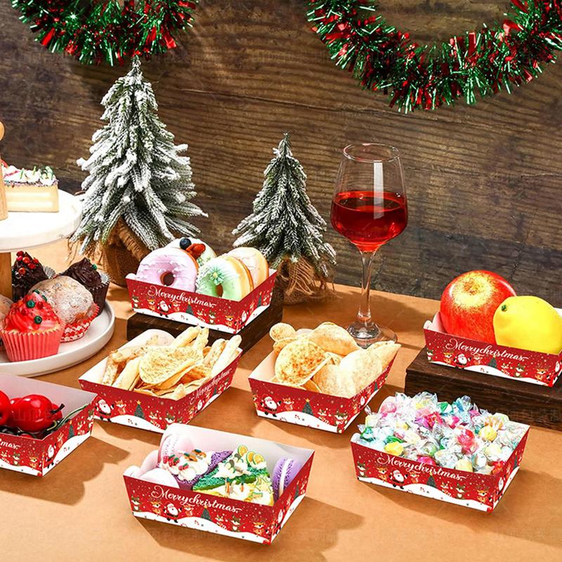 صينية طعام ورقية لعيد الميلاد  - مراجعة Food Snacks For Christmas وسعره