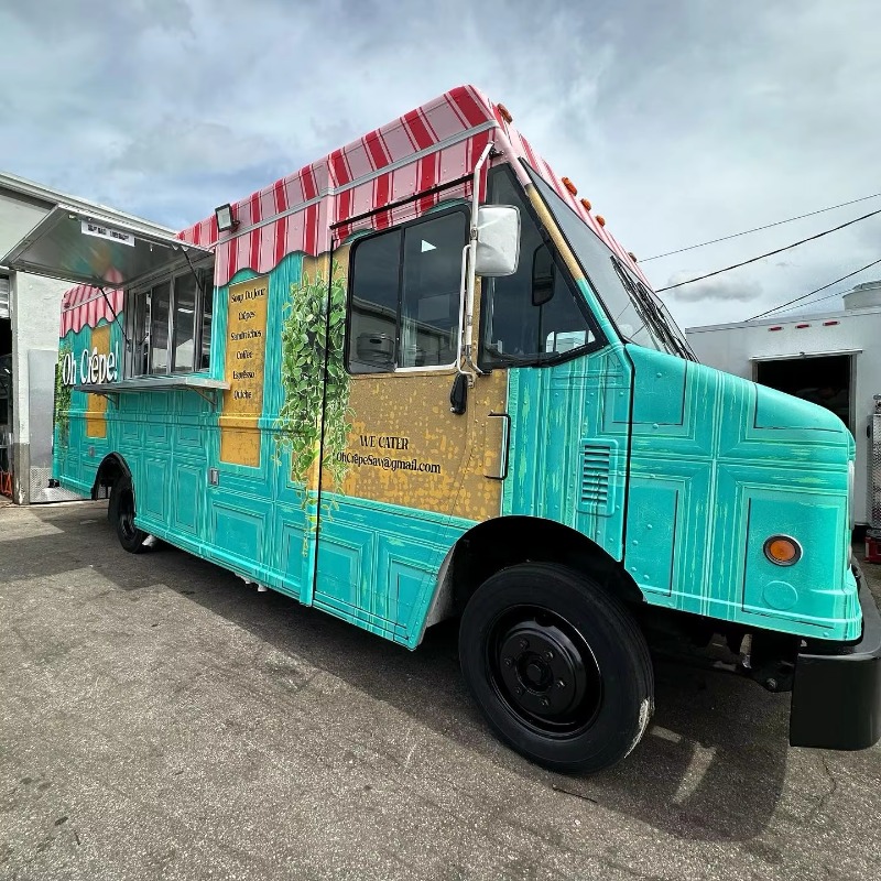 شاحنات طعام متنقلة للبيع بالجم - مراجعة Food Truck With Snacks وسعره